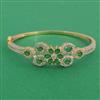 American Diamond Openable kada with 2 Tone Plating