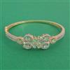 American Diamond Openable kada with 2 Tone Plating