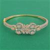 American Diamond Openable kada with 2 Tone Plating