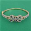 American Diamond Openable kada with 2 Tone Plating