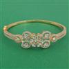 American Diamond Openable kada with 2 Tone Plating
