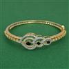 American Diamond Openable kada with 2 Tone Plating