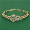 American Diamond Openable kada with 2 Tone Plating