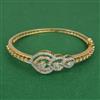 American Diamond Openable kada with 2 Tone Plating