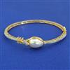 American Diamond Openable kada with 2 Tone Plating