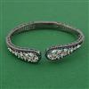 American Diamond Openable kada with Black Plating