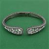 American Diamond Openable kada with Black Plating