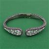 American Diamond Openable kada with Black Plating