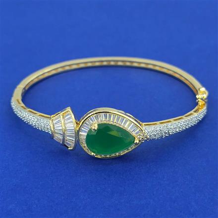 American Diamond Openable kada with 2 Tone Plating
