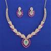 American Diamond Classic Necklace with Carat Plating