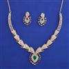 American Diamond Classic Necklace with Carat Plating