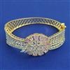 American Diamond Openable kada with 2 Tone Plating
