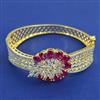 American Diamond Openable kada with 2 Tone Plating