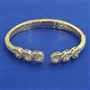 American Diamond Openable kada with Rhodium Plating 2 Tone Plating Carat Plating