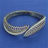 American Diamond Openable kada with Black Plating