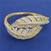 American Diamond Openable kada with Rhodium Plating 2 Tone Plating