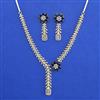 American Diamond Classic Necklace with 2 Tone Plating
