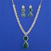 American Diamond Classic Necklace with Carat Plating