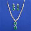 American Diamond Classic Necklace with Carat Plating