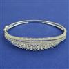 American Diamond Openable kada with Rhodium Plating 2 Tone Plating Carat Plating