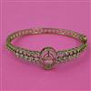 American Diamond Openable kada with Rhodium Plating 2 Tone Plating Mehndi Plating