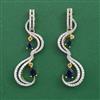 American Diamond Classic Earring with 2 Tone Plating