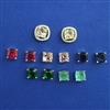 American Diamond Changeable Earring with Gold Plating