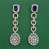 American Diamond Classic Earring with 2 Tone Plating