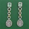 American Diamond Classic Earring with 2 Tone Plating