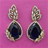 American Diamond Classic Earring with Mehndi Plating