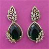 American Diamond Classic Earring with Mehndi Plating