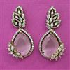 American Diamond Classic Earring with Mehndi Plating