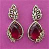 American Diamond Classic Earring with Mehndi Plating
