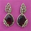 American Diamond Classic Earring with Mehndi Plating