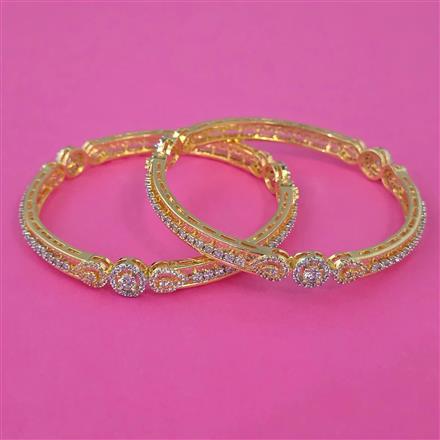 American Diamond 2 Pc with 2 Tone Plating