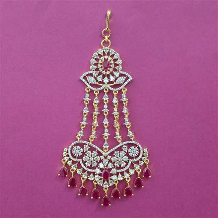 American Diamond Classic Pasa with 2 Tone Plating