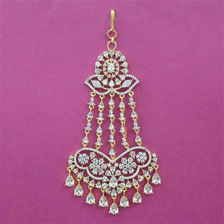 American Diamond Classic Pasa with 2 Tone Plating