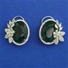 American Diamond Tops with Rhodium Plating