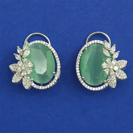 American Diamond Tops with Rhodium Plating