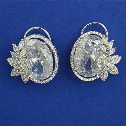 American Diamond Tops with Rhodium Plating