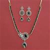American Diamond Classic Necklace with 2 Tone Plating