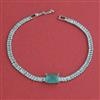 American Diamond Classic Bracelet with Rhodium Plating