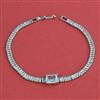 American Diamond Classic Bracelet with Rhodium Plating