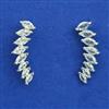 American Diamond Earcuff with Gold Plating