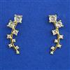 American Diamond Earcuff with Rhodium Plating Gold Plating
