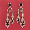 American Diamond Long Earring with Carat Plating