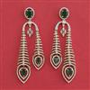American Diamond Long Earring with Carat Plating