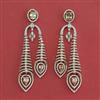American Diamond Long Earring with Carat Plating