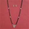 American Diamond Classic Mangalsutra with Carat Plating
