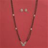 American Diamond Classic Mangalsutra with Carat Plating